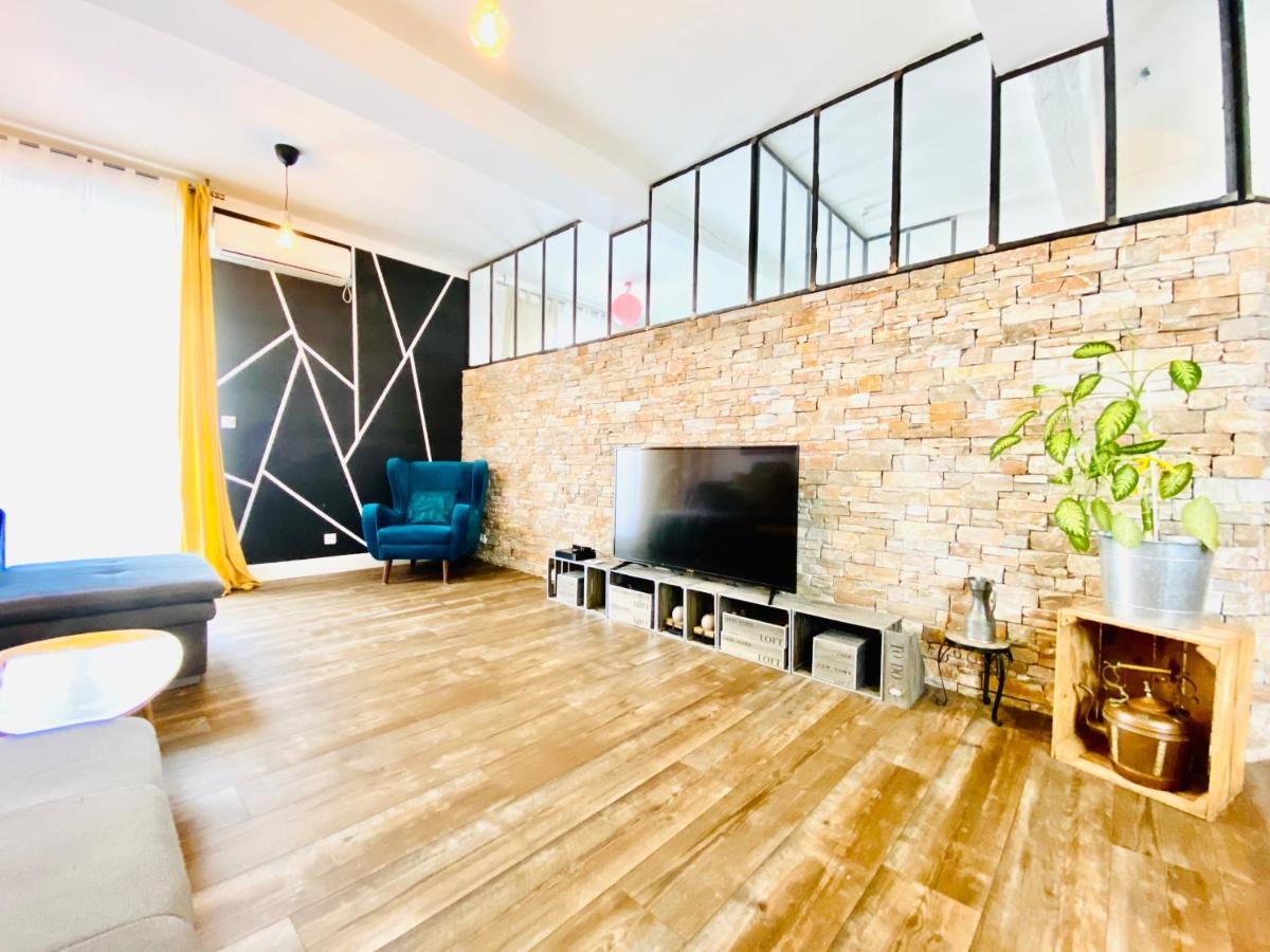 MAGNIFIQUE APPART 102 m2 ART/DÉCO AU BORD DE L'EAU Sète Esterno foto