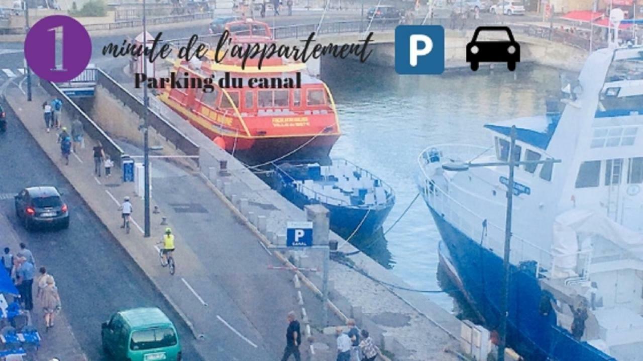 MAGNIFIQUE APPART 102 m2 ART/DÉCO AU BORD DE L'EAU Sète Esterno foto